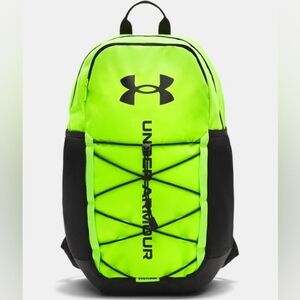 🥶NWT!!😱 UNDER ARMOUR HUSTLE SPORT 6.0 LAPTOP BACKPACK Hyper Green/Black